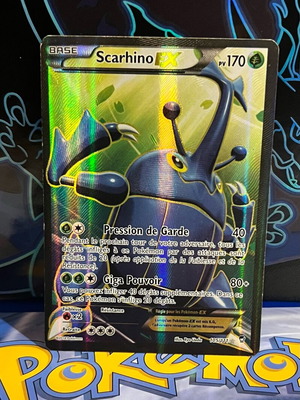 Pokémon Heracross Ex card used, Ultra Rare, Furious Fists