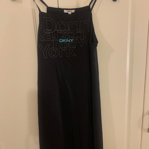 DKNY long dress used, size 16