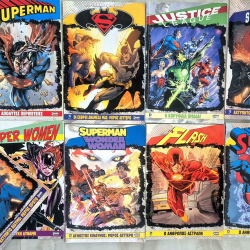 DC Comics used, 9 issues with various heroes