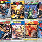 DC Comics used, 9 issues with various heroes