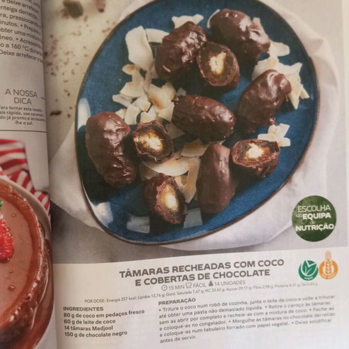 Portuguese magazine with 48 Portuguese recipes new
