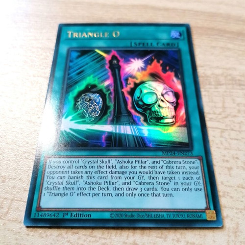 Yu-Gi-Oh! Triangle O 1st Edition Ultra Rare Spell Card 2024 new
