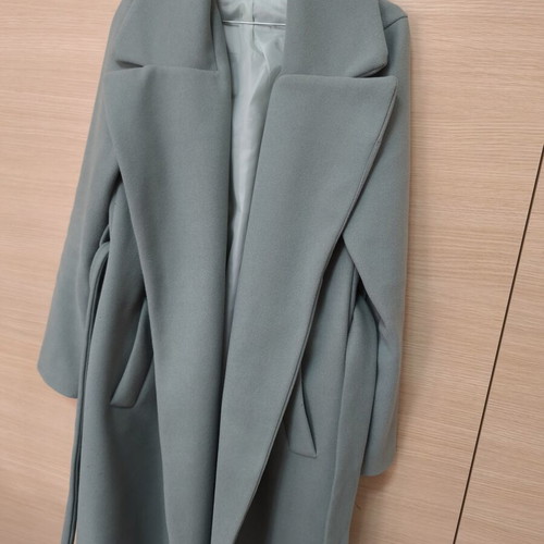 Mint color coat, one size