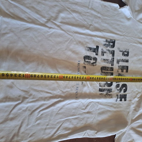 Trussardi Medium T-shirt new, white, size M