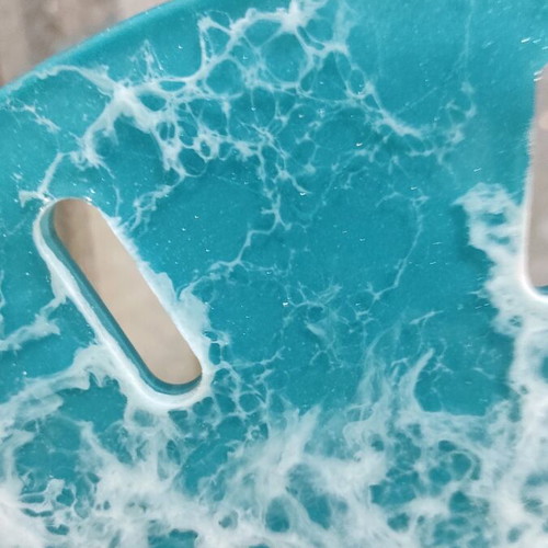 Sea clock made of epoxy resin analog, new