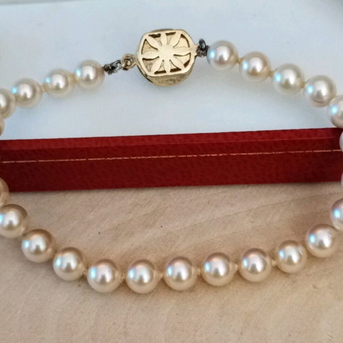 Majorica pearl bracelet 925 silver clasp used