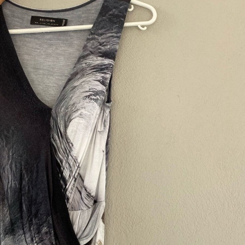 Religion Mini Dress like new, black and white, size S