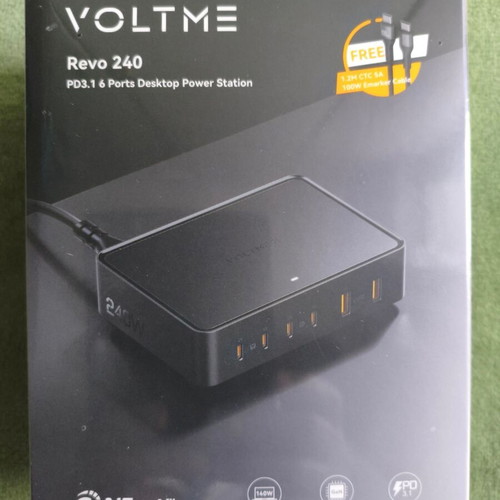 Voltme GaN Charging Station 240W with 2 USB-A and 4 USB-C Ports New