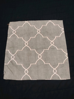 Pillowcases new, set of two 40x40 cm with zipper