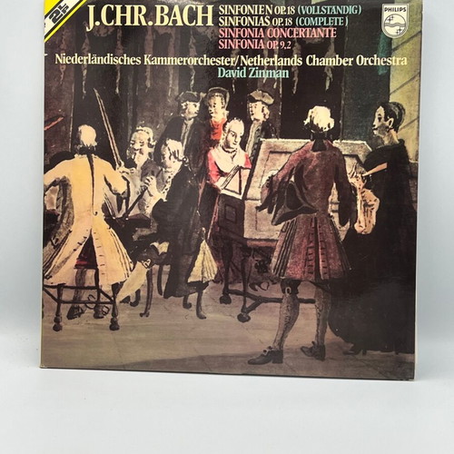 J. Chr. Bach Sinfonien Op. 18 Vinyl Record used