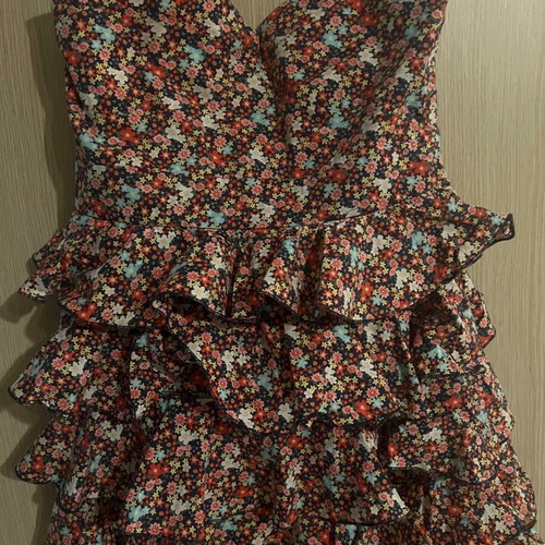 Assos strapless dress like new, colorful, size S