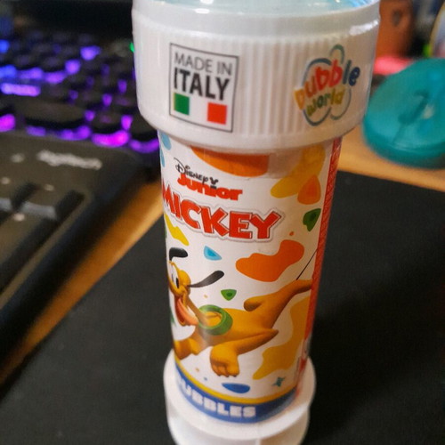 Mickey Italy collectible bubble toy new