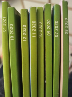 Бройове на списание Geo нови, комплект от 15, 2020-21