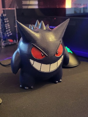 3D Gengar Pokémon σαν καινούργιο, χειροποίητο συλλεκτικό
