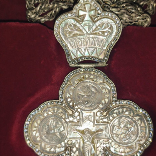 Epistithios Hieratic Cross handmade, like new