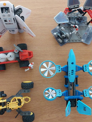 Shell V-Power Space Explorers Toys πακέτο 5 κατασκευών μεταχειρισμένο