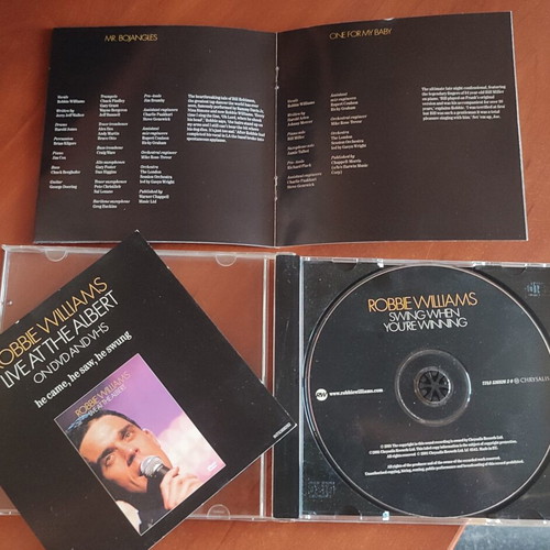Robbie Williams Swing When You're Winning CD used