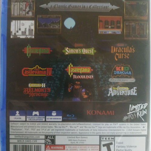 Castlevania Anniversary Collection PS4 new, sealed
