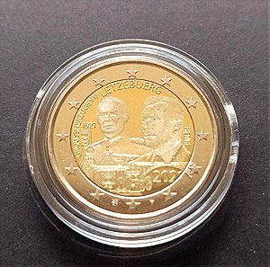 Νόμισμα 2 Ευρώ - Λουξεμβούργο 2021 έκδοση φωτο- 100η επέτειος από τη γέννηση του Μεγάλου Δούκα(UNC)