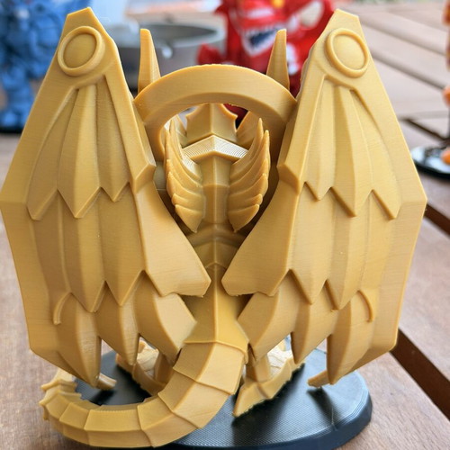 Yu-Gi-Oh The Winged Dragon of Ra figure, 3D printed