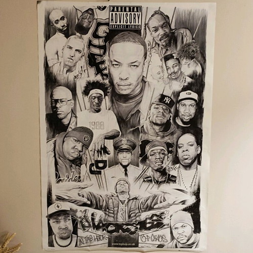 Rap Gods giant poster like new