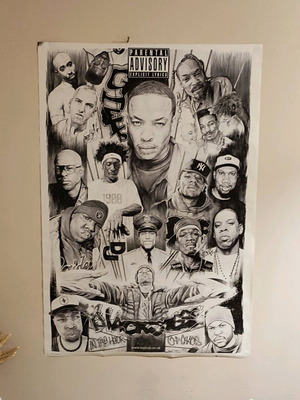 Rap Gods giant poster like new