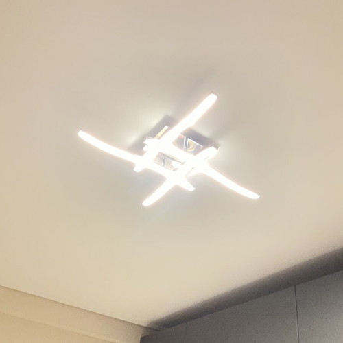 Modern LED Ceiling Light Chrome like new
