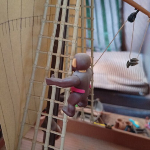 Playmobil Pirate Ship like new