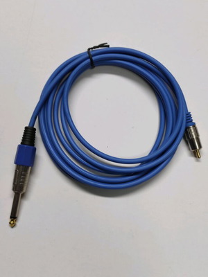 Mono RCA cable male to 6.3mm male plug 3 meters new