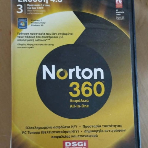 Norton 360 Version 4.0 All-In-One Security used