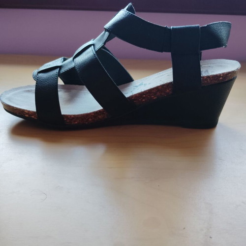 Women's sandals new, size 42, dark gray