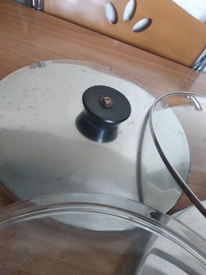 Καπάκι μεταχειρισμένο για κατσαρόλα ή τηγάνι μεταλλικό