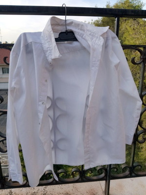 White shirt used for girl 10-12 years old