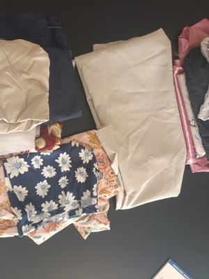 Various fabrics new condition