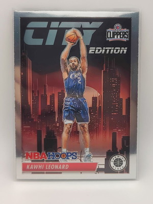 Kawhi Leonard 2023-24 NBA Hoops Premium Stock City Edition card new
