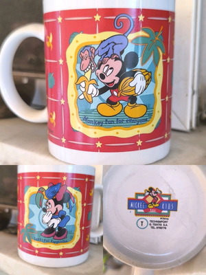 Κούπα Mickey Mouse της παιδικής ηλικίας, άψογη κατάσταση, Disney®