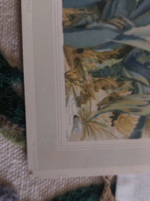 R.Tourte lithograph on postcard like new