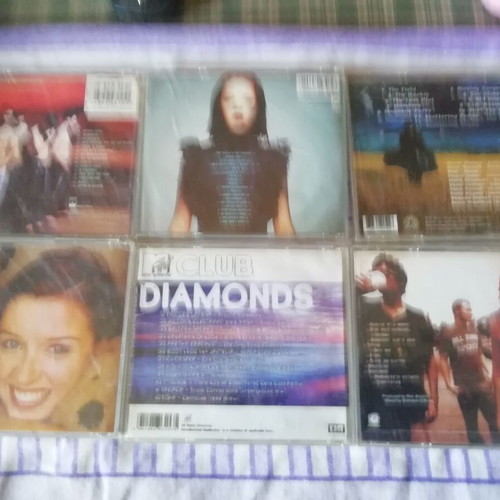 CD collection with Fish, Garbage, One, Lifehouse, MTV Club, Dannii Minogue