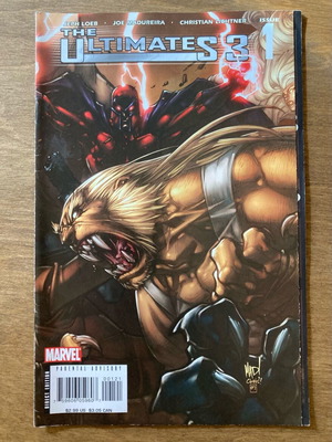 The Ultimates 3 #1B Feb. 2008 Marvel Comics Gatefold Villains Variant σαν καινούργιο