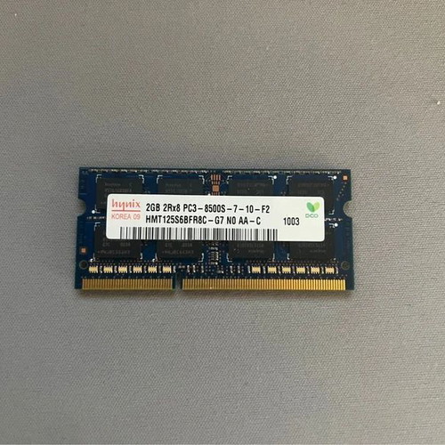 Hynix 2GB DDR3 PC3-8500S RAM used for laptop