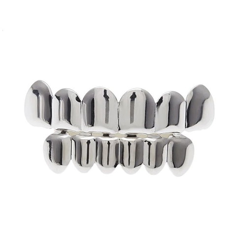 Grillz Silver Complete Set New