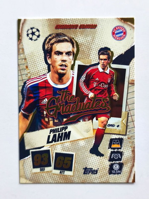 Topps Match Attax Champions League 2025-2026 The Graduates GRD4 Philipp Lahm new