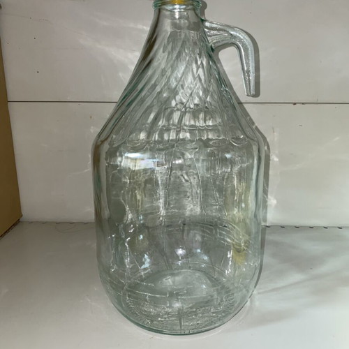 Glass Bottle Damigiana 5 Liters with Handle, New