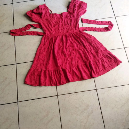 Shein mini dress fuchsia/red like new, size M