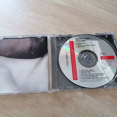 Mariah Carey Music Box CD used, 1993 pop
