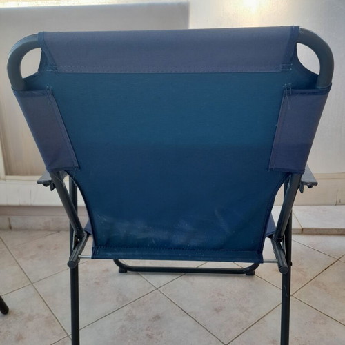 Beach chair like new, height 75cm, width 53cm