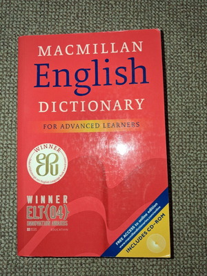 Macmillan English Dictionary for Advanced Learners used, without CD-ROM