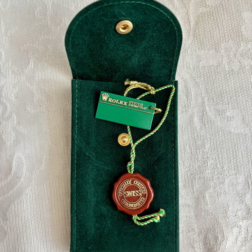 Rolex Original Watch Case with Serial Code and Tags like new