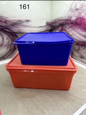 Tupperware Modular Mates Set of 2 Rectangular Storage Containers new