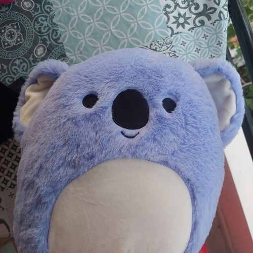 Kayla plush koala toy, blue-purple